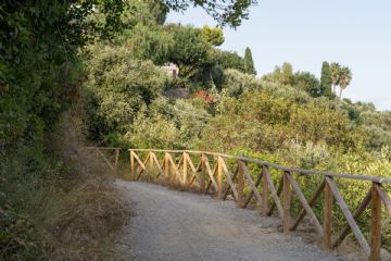 Staccionata lungo il percorso